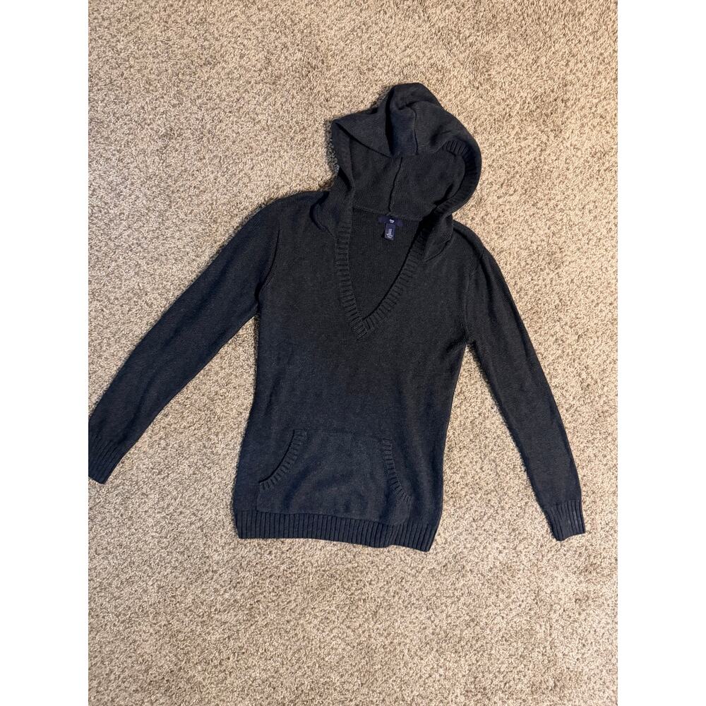 Gap Hood sweater 100% Cotton M Black